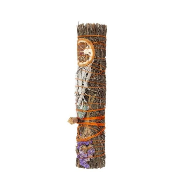Serano 9in Ritual Wand Smudge Stick with Rosemary, Palo Santo and Aventurine