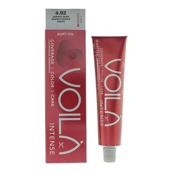 Intercosmo Voila 3C Hair Colour 60ml - 09.2 Graphite Silver