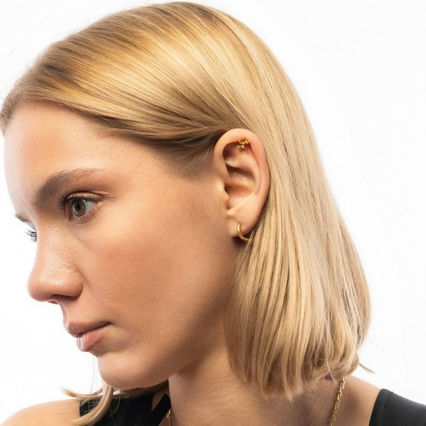 Spero London Sterling Silver Hoop Earrings