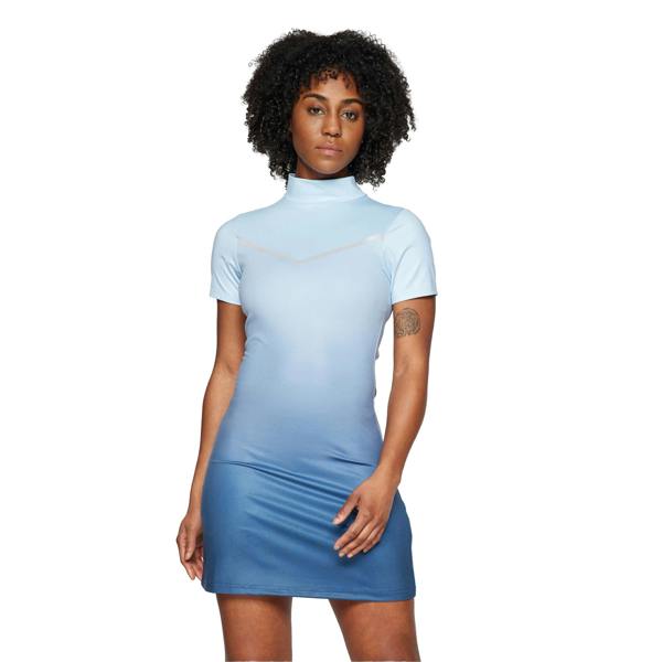 Ellesse Womens/Ladies Rosalo Ombre T-Shirt Dress - Light Blue - 