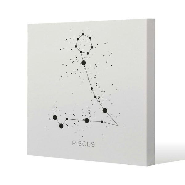Benjamin Tate Design Star constellation zodiac pisces (canvas)