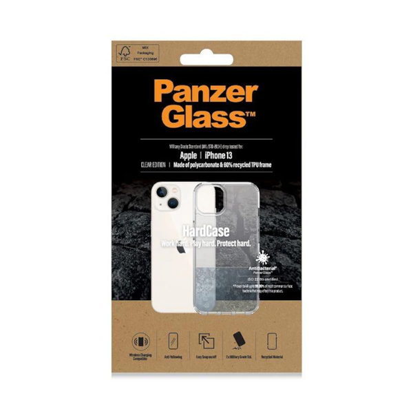 PanzerGlass Panzer Glass Military Grade Standard Hard Case for iphone 13 6.1" Clear - 0316