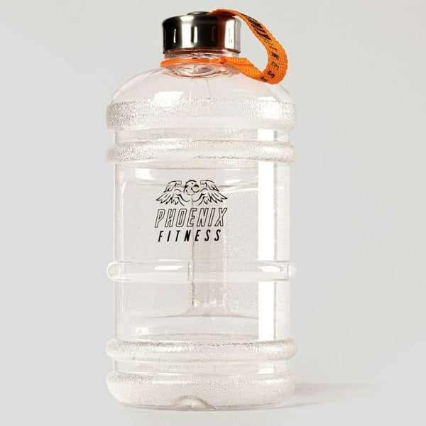 Phoenix Fitness 2L Drinks Hydration Water Bottle - Clear