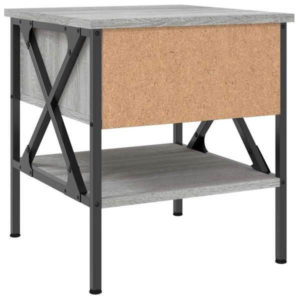 Berkfield Bedside Tables 2 pcs Grey Sonoma 40x42x45 cm Engineered Wood
