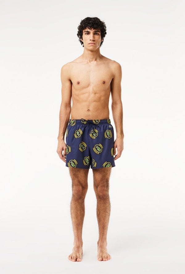 Lacoste Men's Printed Swim Shorts