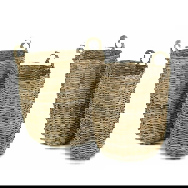 Rattan Log Basket