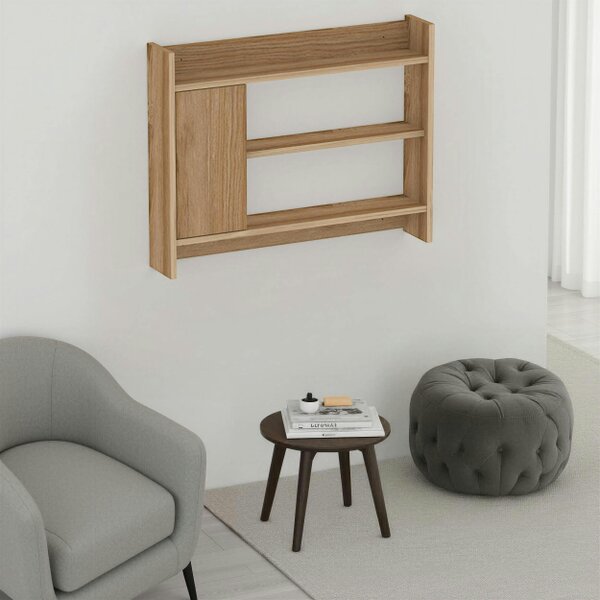 Decortie Fleet Wall Shelf Unit with Cabinet