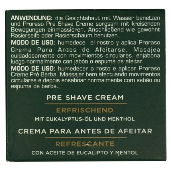 Proraso Refreshing Pre-Shave Cream 100ml