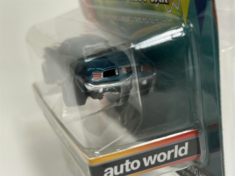 Auto World Slot Cars 1970 Plymouth Cuda Blue Thunderjet Ultra G HO Slot Car SC377-6