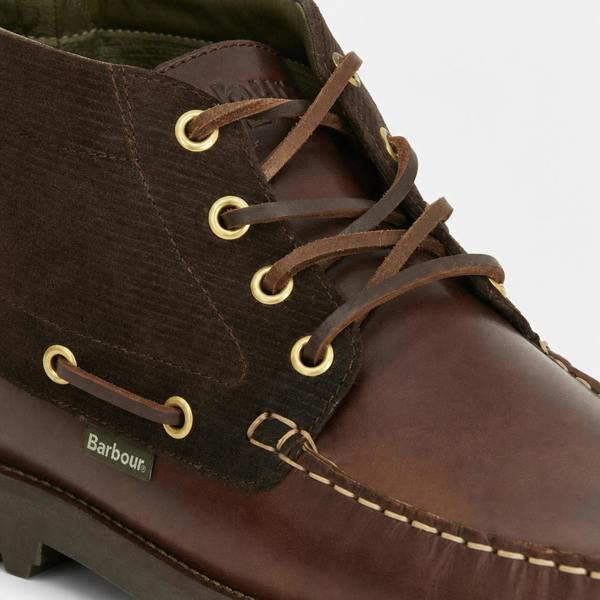 Barbour HARLE MID Chukka Boots   in  Brown