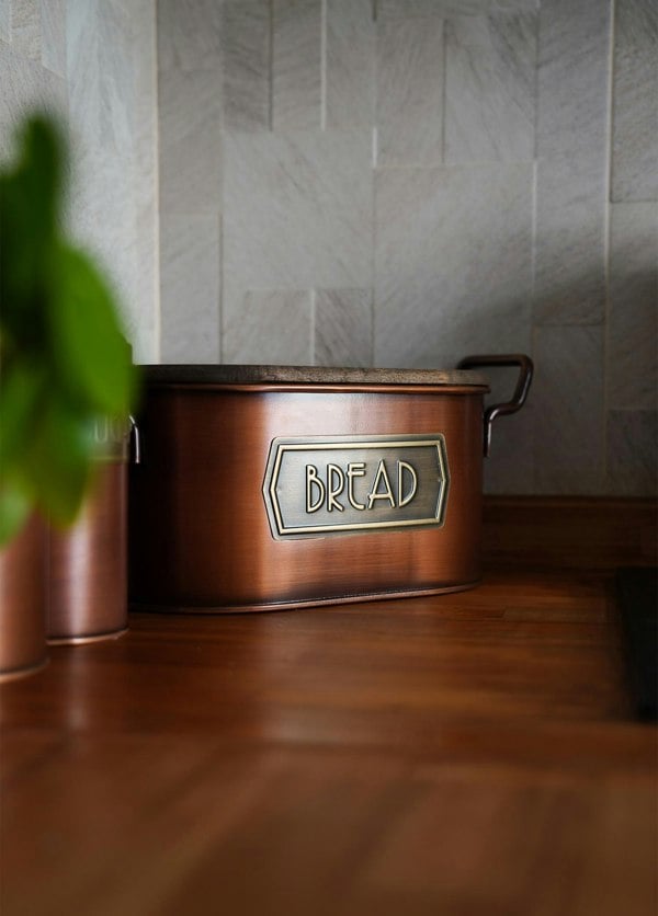 Rozi Copper Bread Bin