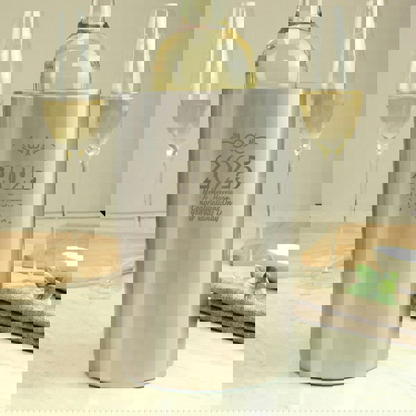 Personalised Memento Company Personalised Number Frame Wine Cooler