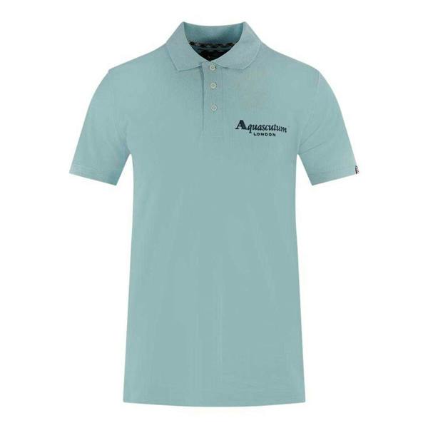 Aquascutum Unisex Adult London 1851 Polo Shirt - Light Blue - 