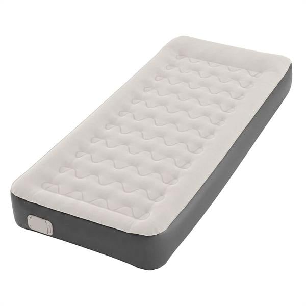Lavio Inflatable Mattress TPU Airbed Rechargeable Pump Single Camp Bed Grey