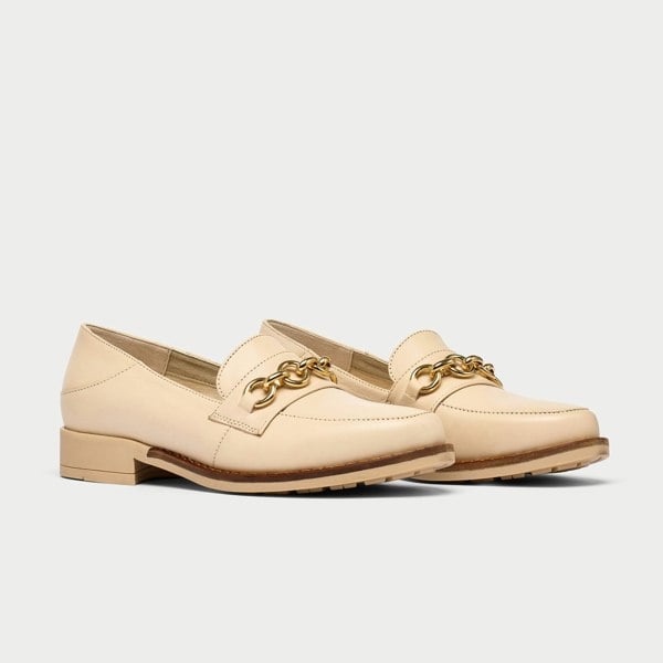 Calla Rebecca Shoes - Neutral Leather