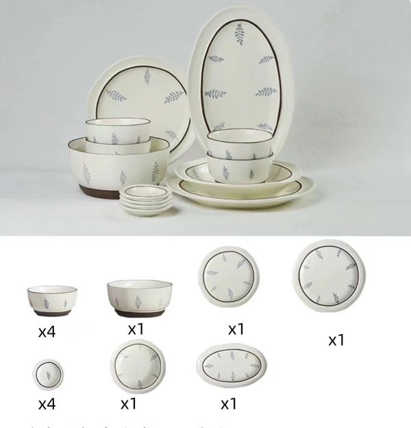 Mimosa Dinner Set-Rit Concept-Rit Concept