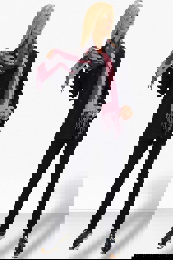 Paulo Due Oversized Wool Blend Pashmina Shawl Scarf