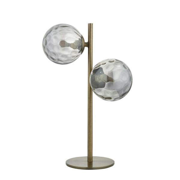Pagazzi Lighting Tamara 2-Light Antique Brass Table Lamp