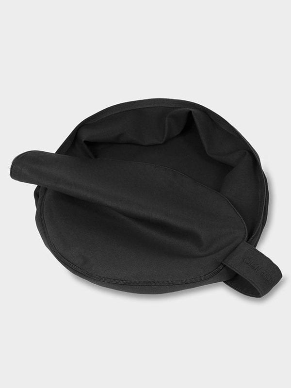 Yoga Studio Spare Cylinder Cushion Cover Black