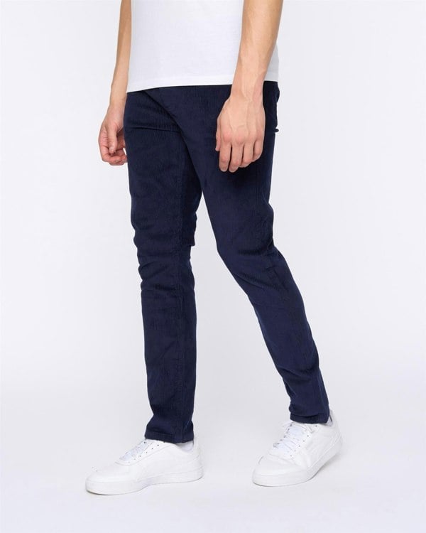 Duck and Cover Cordsome Trousers - Navy