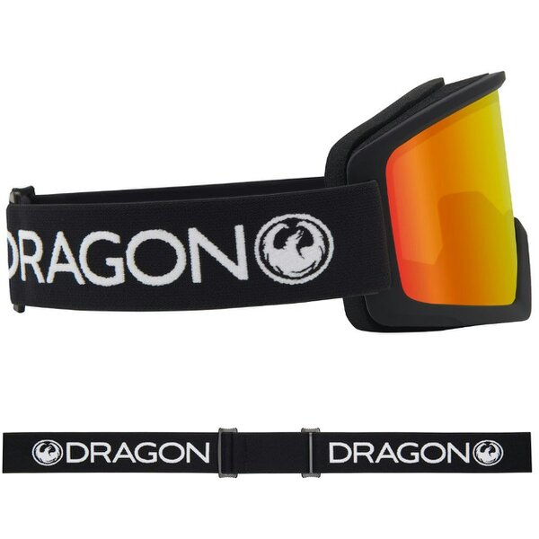 Dragon DX3 L OTG - Black with Lumalens Red Ionized Lens