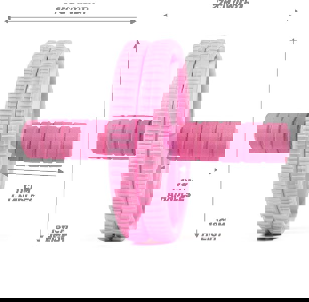 Phoenix Fitness Abdominal Exercise Ab Roller - Pink