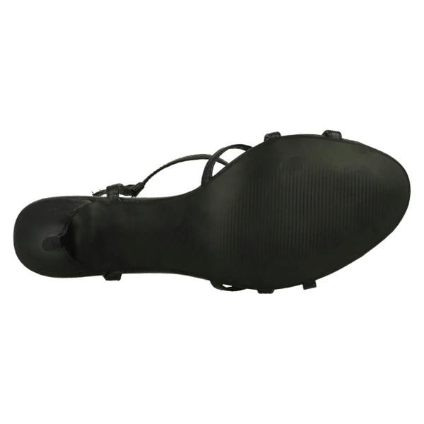 Spot On Ladies Spot On Mid Heel Sling Back Sandal