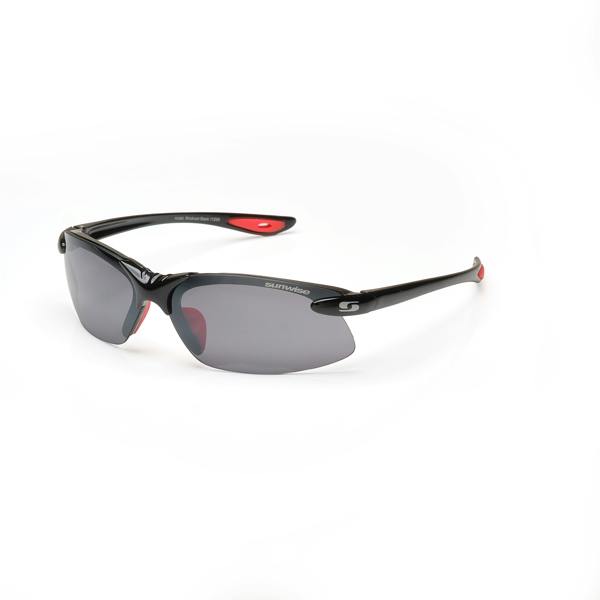 SUNWISE Sprint Sport Sunglasses with Interchangeable Lenses, Black
