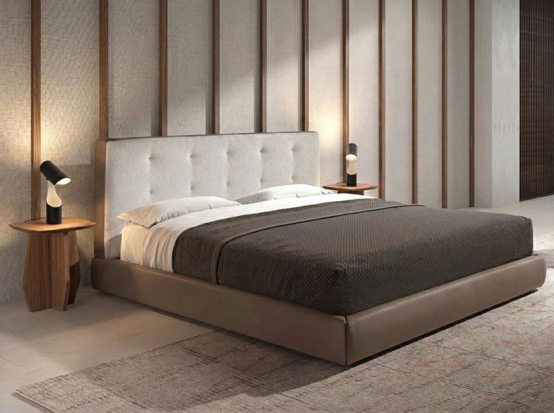 Angel Cerdá Table lamp in black and white steel 8113