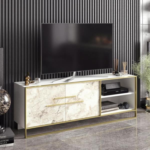 Decorotika Polka  Modern Tv Stand TV Cabinet for TV's up to 70"