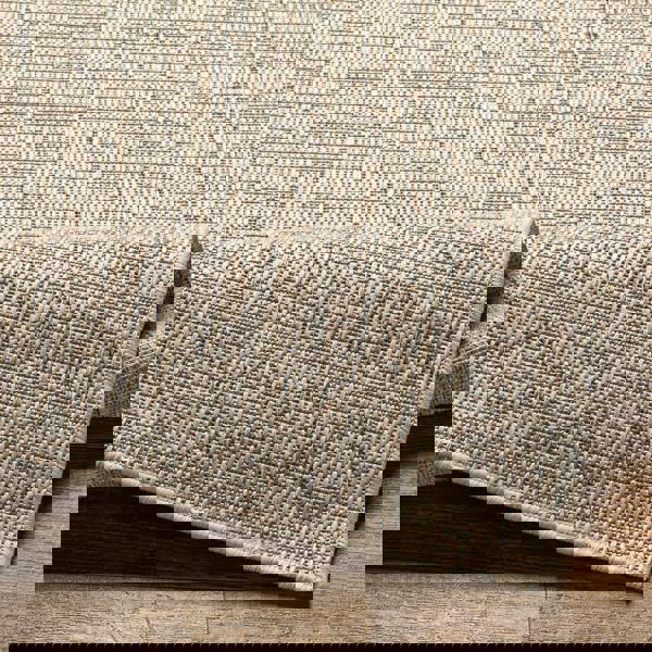 Livabliss Tuareg-Global Brown Ivory Graphic In- & Outdoor Jute-Look Rug