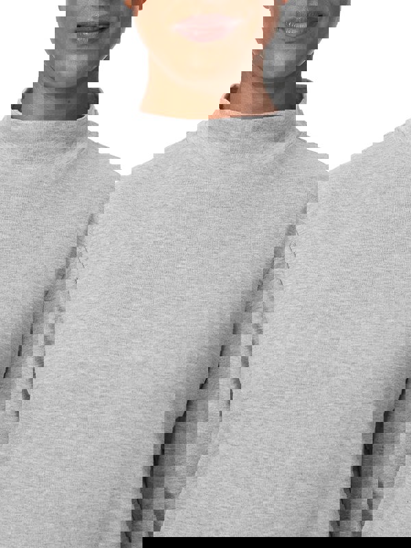 PennyPlain High Neck Top - Silver Marl