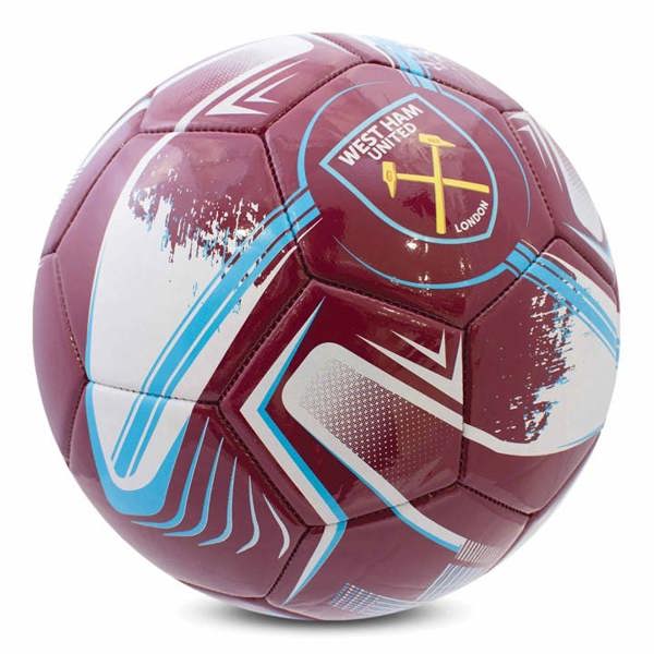 West Ham United FC Turbine Football Size 5 Deflated, Footballs, Sports, Gift