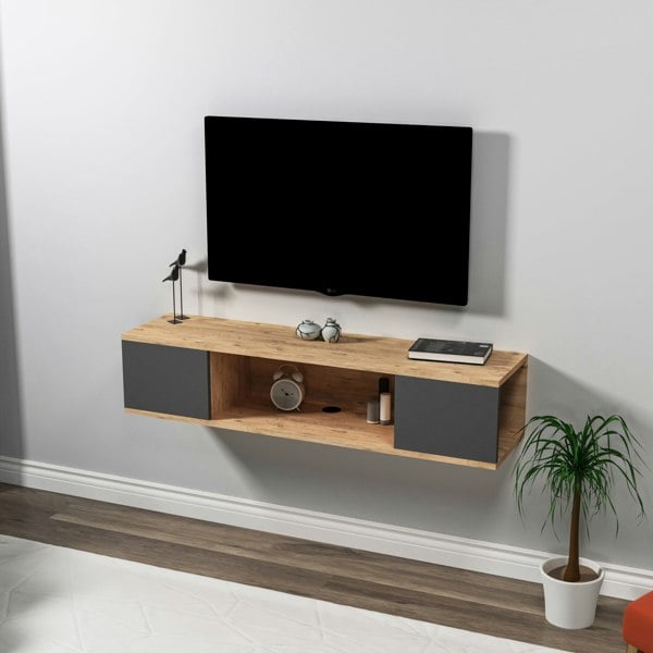 Destina Home Alfie Floating TV Stand with Shelves