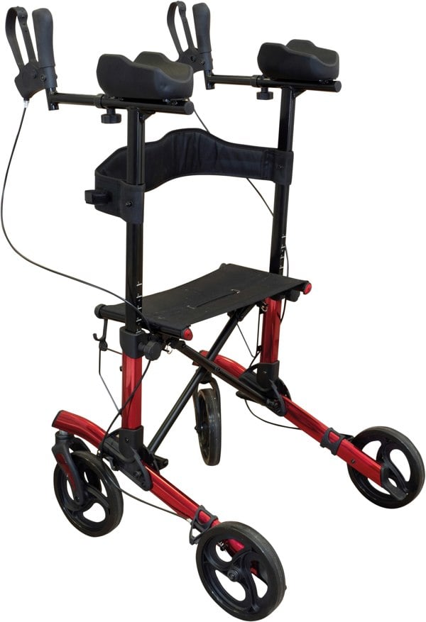 Aidapt Forearm Rollator Red