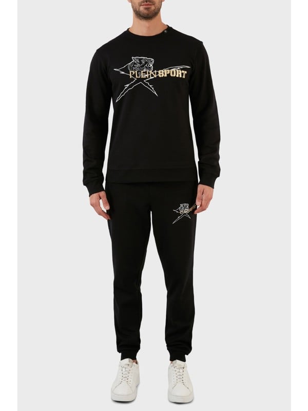 Plein Sport Tiger Logo Jumper - Black