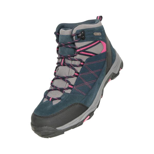 Mountain Warehouse Womens/Ladies Rapid Suede Waterproof Walking Boots - Navy - 