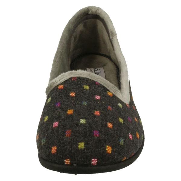 Padders Ladies Padders Slip On Textile Slippers - Albertine