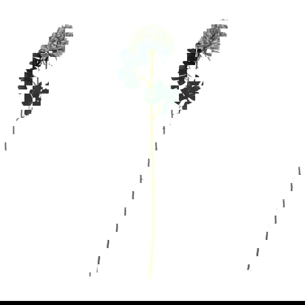 Hill Interiors Chrysanthemum Artificial Flower - Pale Blue