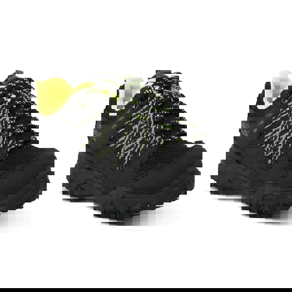Regatta Kids Edgepoint Waterproof Walking Shoes - Black/Lime Punch