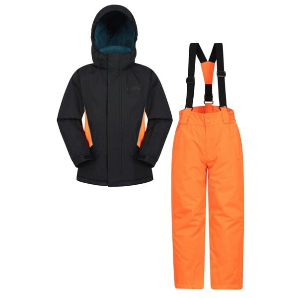 Mountain Warehouse Childrens/Kids Ski Jacket & Trousers Set - Orange - 