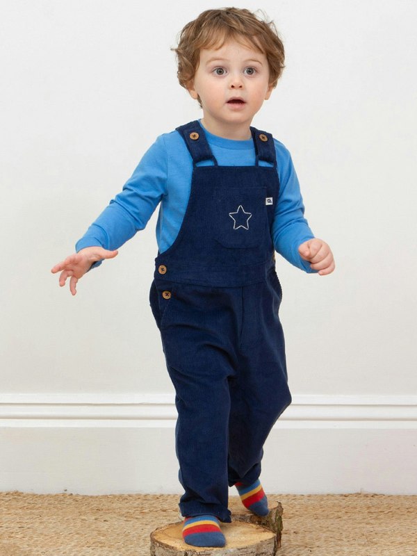 Kite Boys Organic Star Dungarees