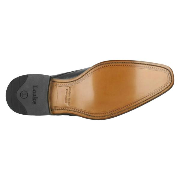 Loake Mens Loake Brogue Lace Up Leather Shoes Stitch