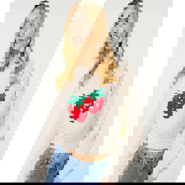 Pink Vanilla Strawberry Knit Jumper