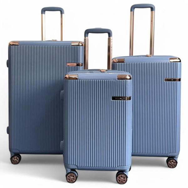 Snowball Expandable Hard Shell 8 Wheels Luggage Travel Cabin Suitcase Set