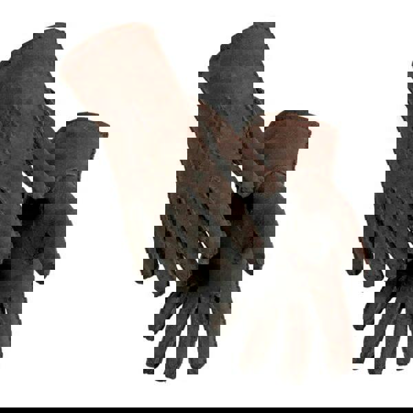 Eastern Counties Leather Womens 3 Point Stitch Detail Sheepskin Gloves - Coffee