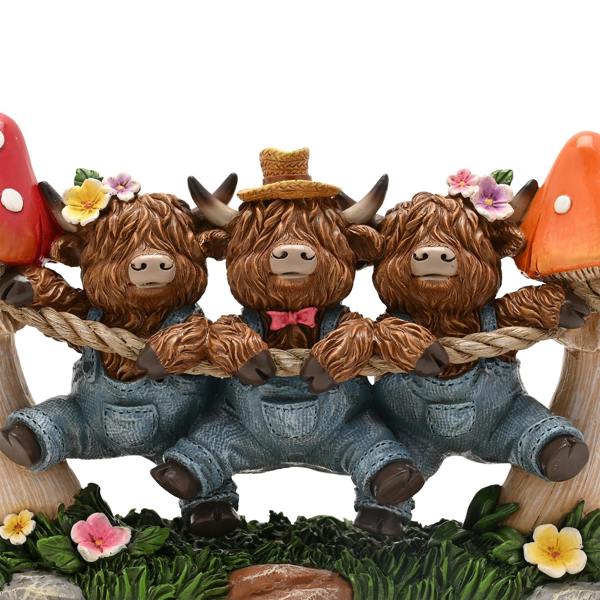 Country Living Highland Cow Trio
