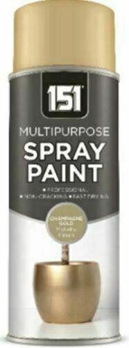 151 3X 151 Champagne Gold Metallic Gloss Spray Paint 400ml