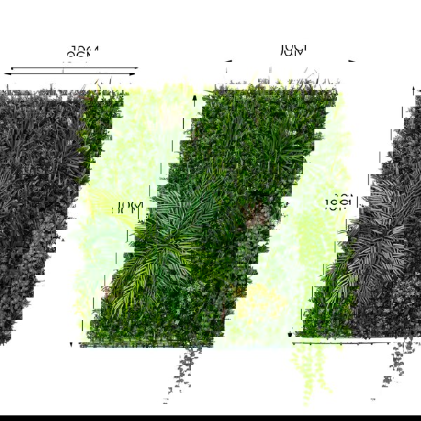 Monstershop Alina Artificial Wall Tile - 100cm x 100cm