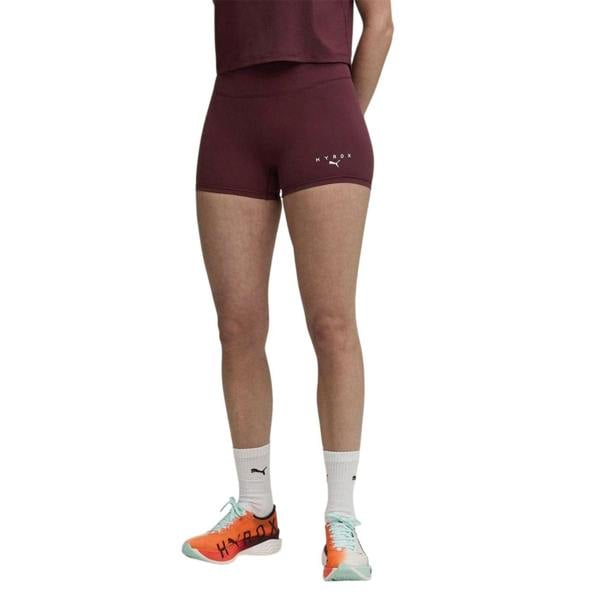 Puma Womens/Ladies Hyrox Luxe Workout Shorts - Ruby Red - 